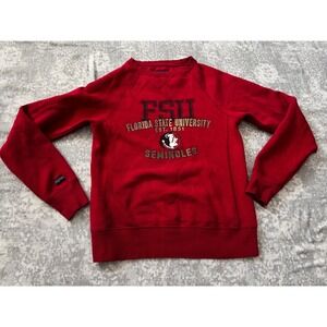 Jansport Florida State University FSU Seminoles Red Crewneck Sweatshirt Size S